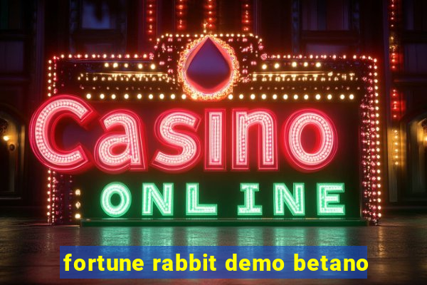 fortune rabbit demo betano